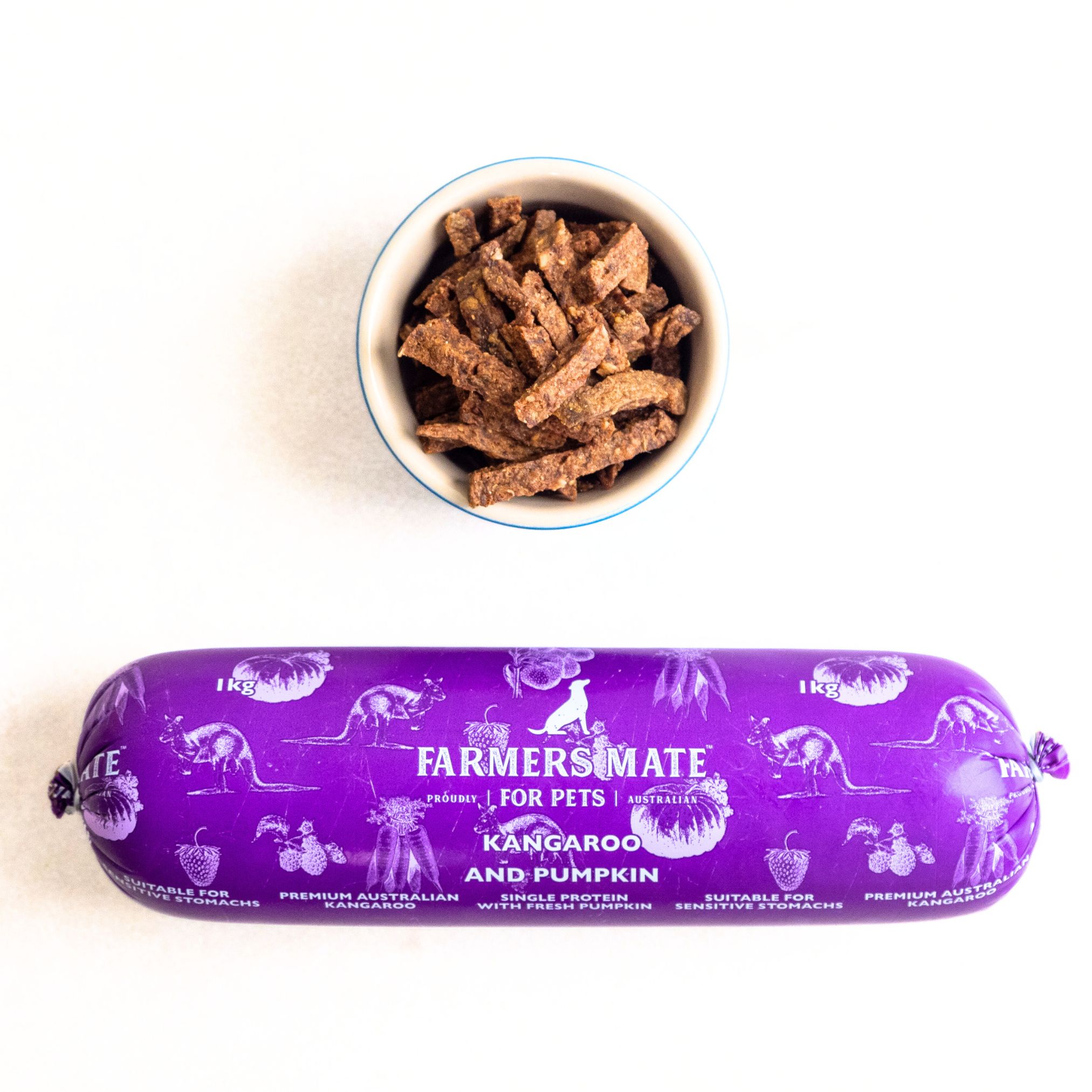 Farmers Mate for Pets Air Dried Kangaroo Duo