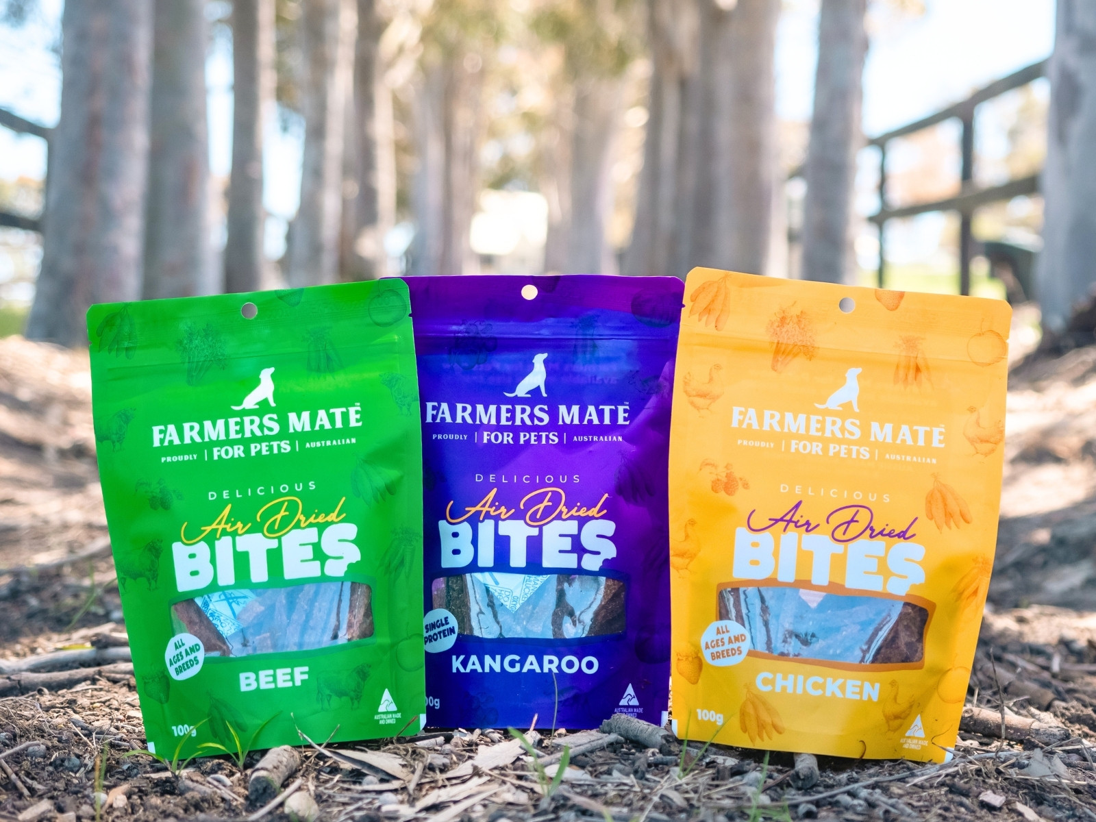 Farmers Mate for Pets 5x4 Air Dried Trio