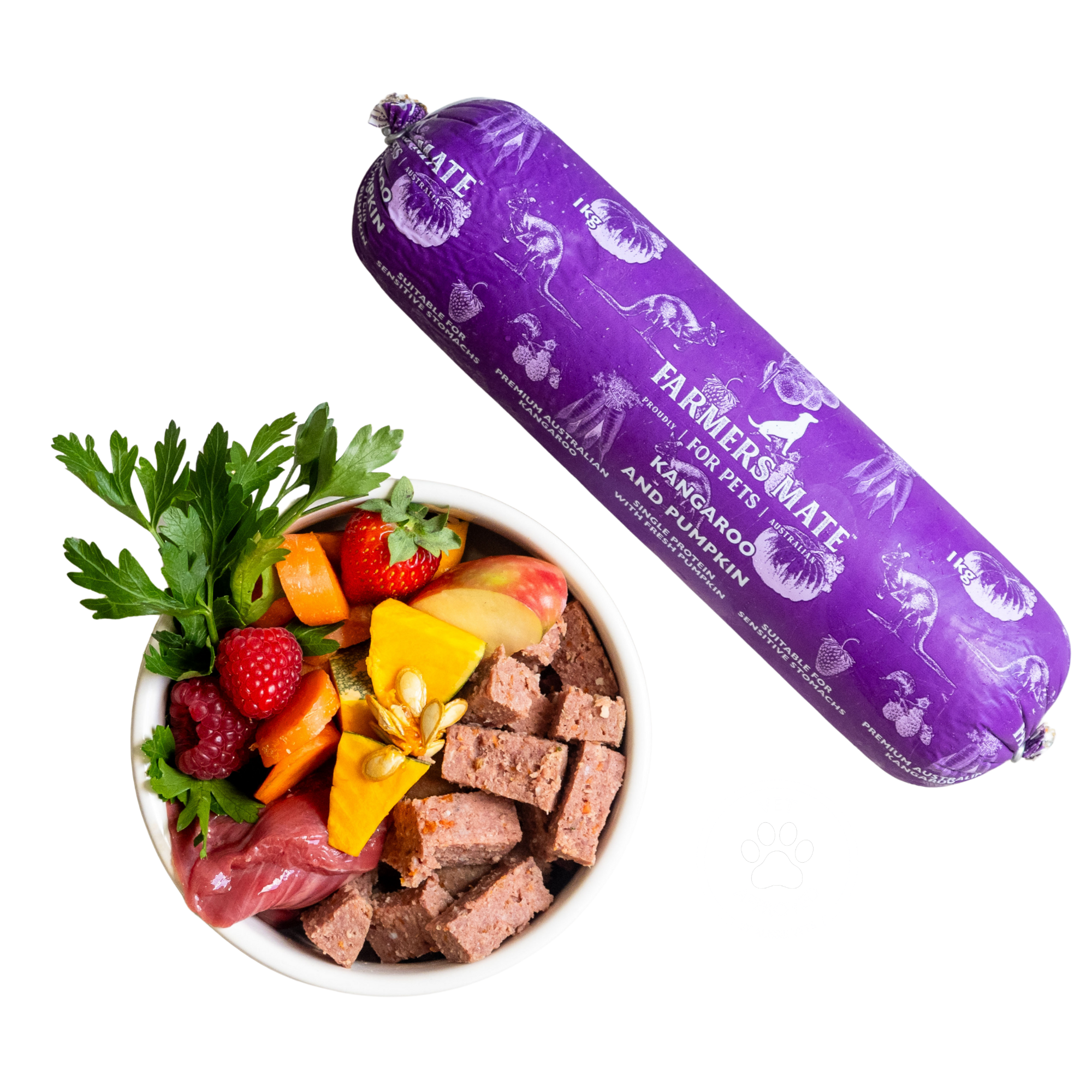 Farmers Mate for Pets Kangaroo Bowl Roll + Vet Approved V2
