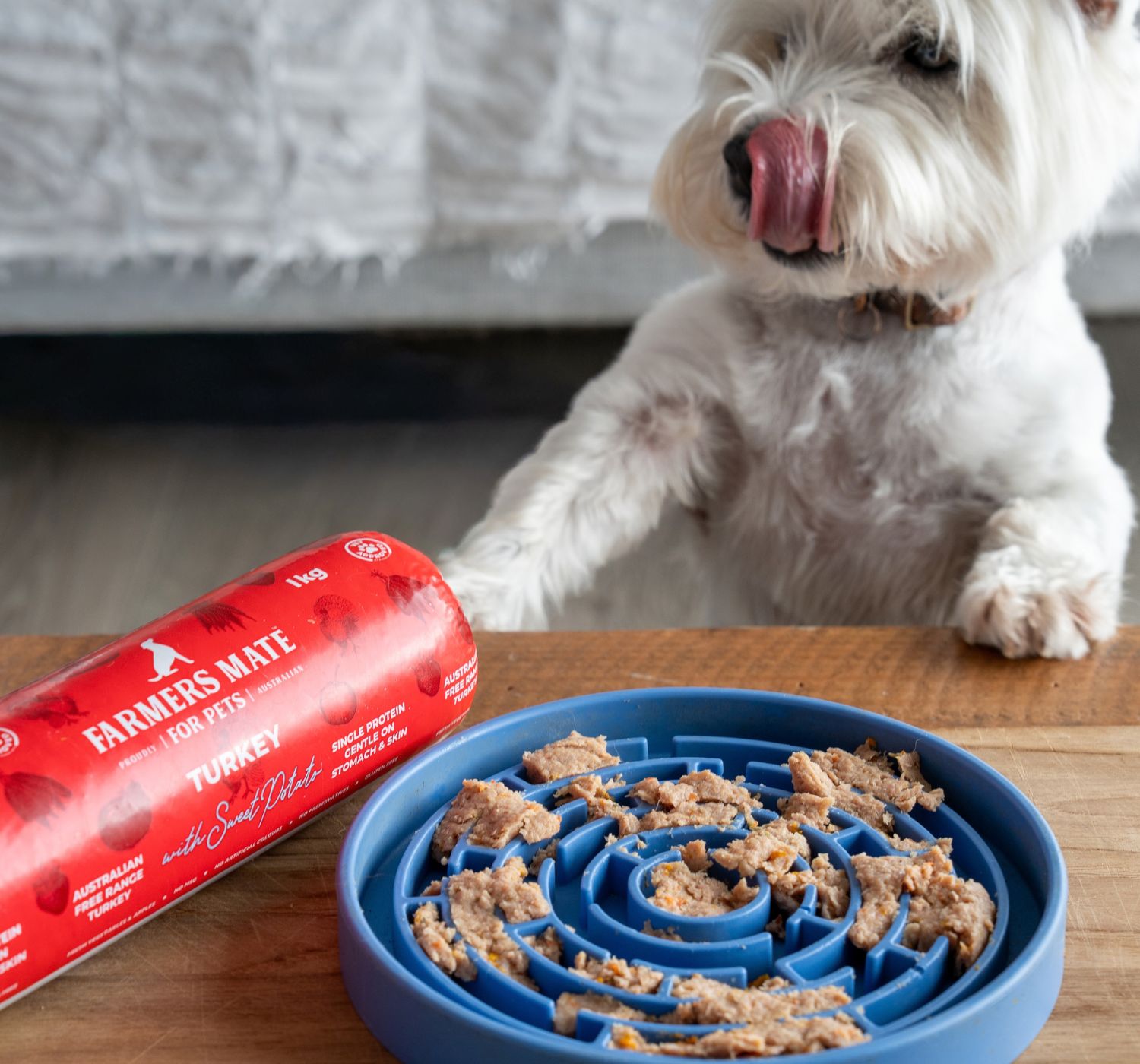 Farmers Mate for Pets 1500 x 1400 Turkey Serving suggestion
