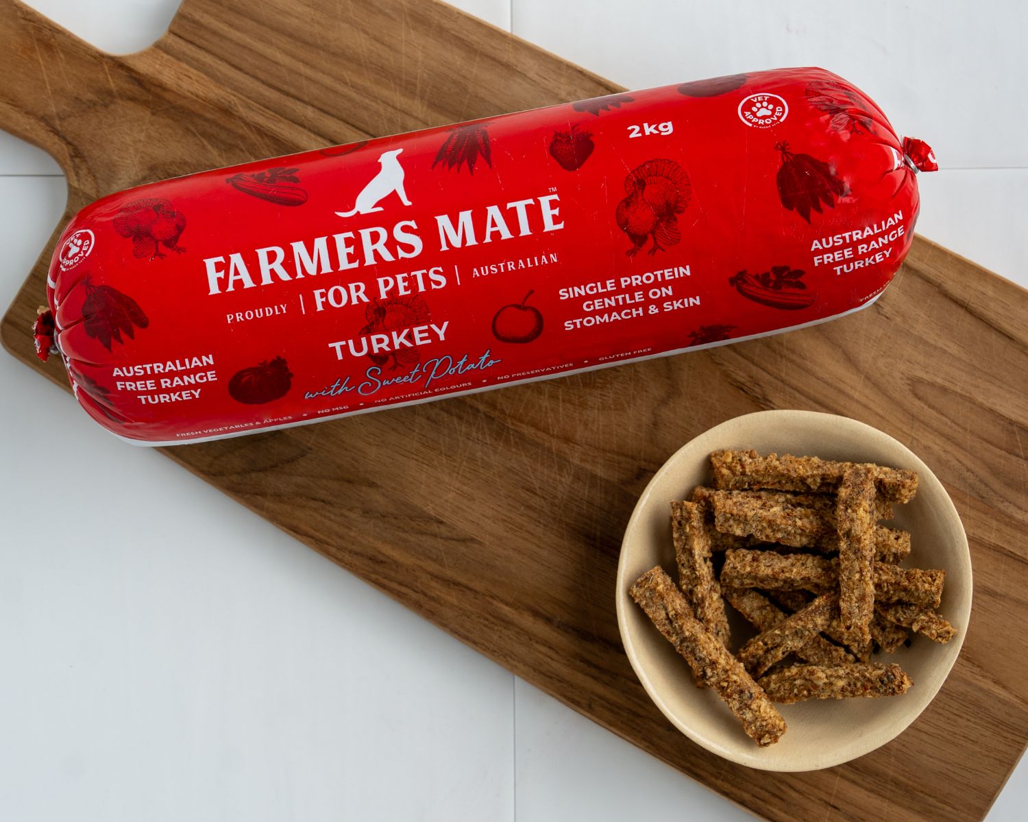 Farmers Mate for Pets Turkey Roll Air Dried 1500x1200 Website